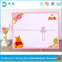 lovely Bear magnetic whiteboard stick on fridge for kids